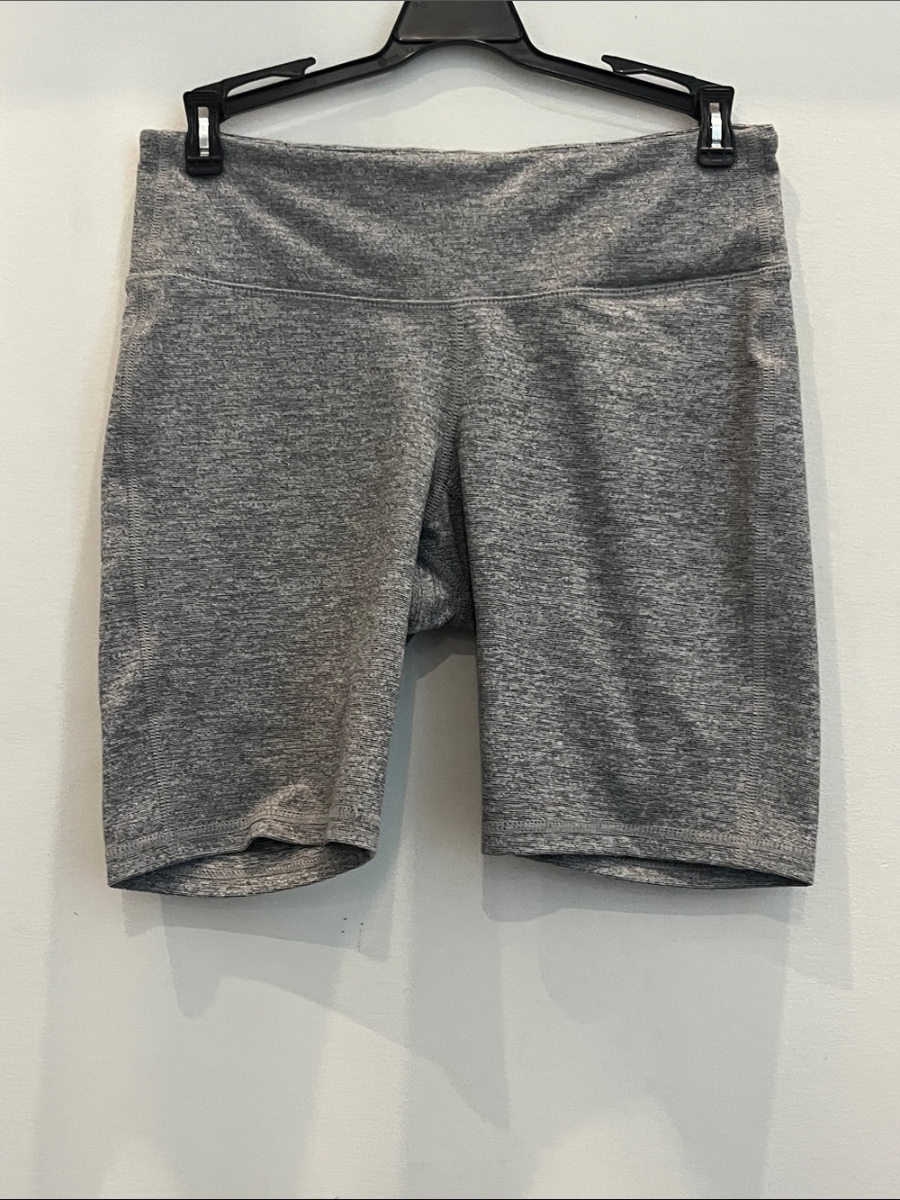 Old Navy Heather Gray High-Rise Bike Shorts